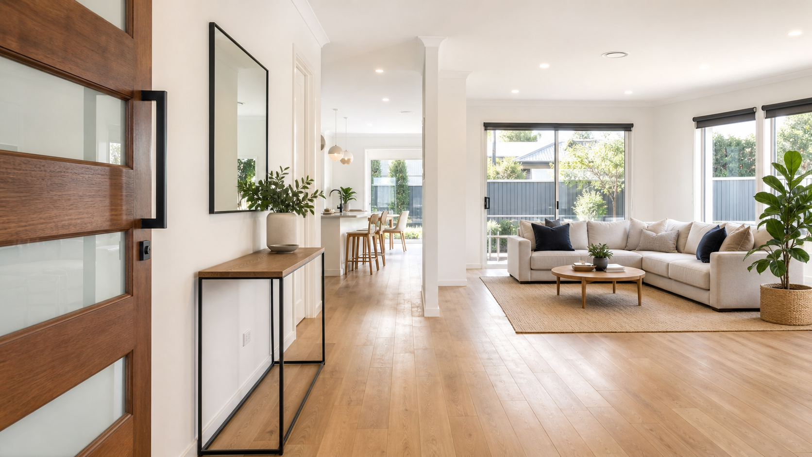 Clean rental property entry